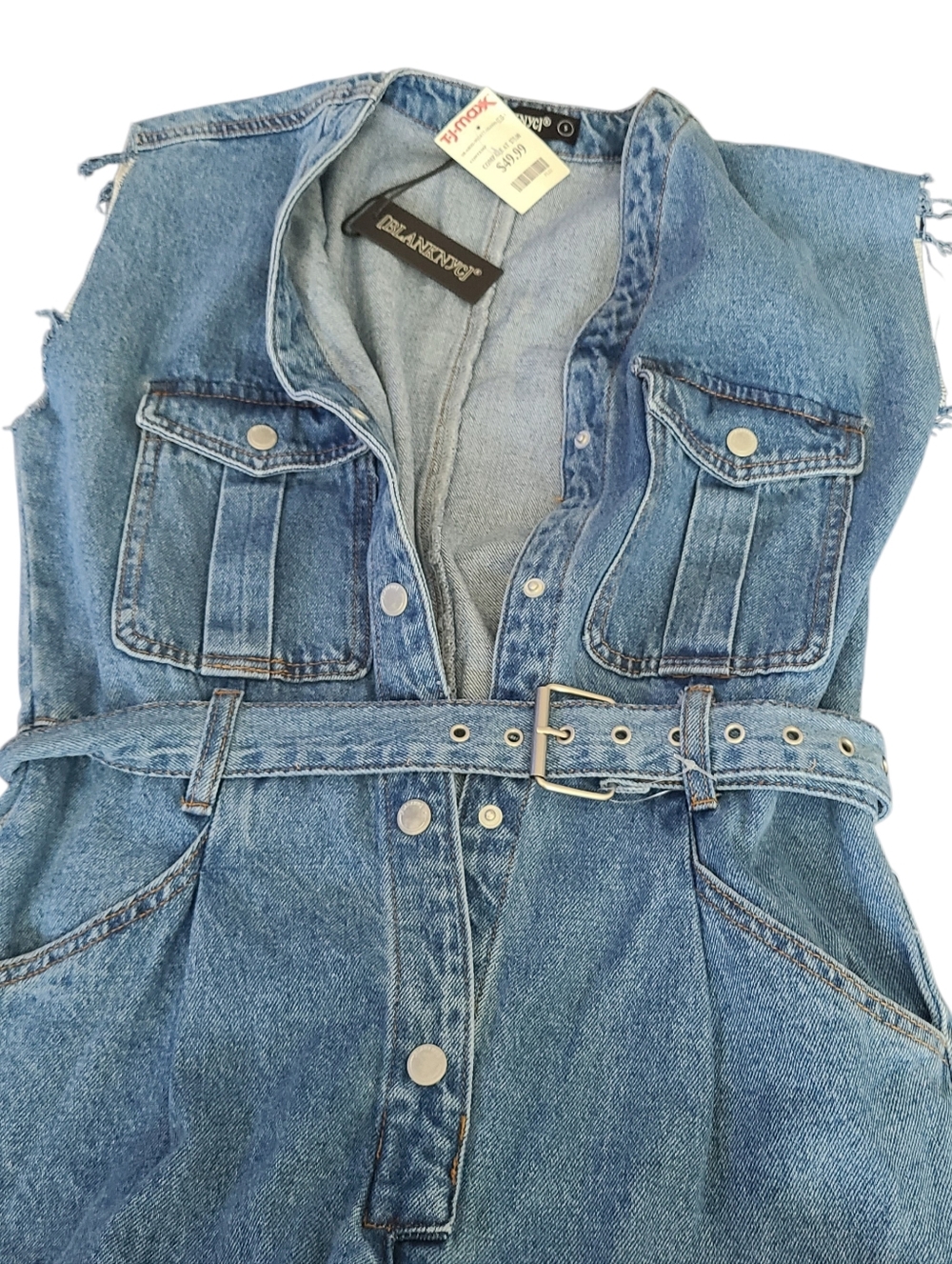 NWT | BLANK NYC | DENIM JUMPSUIT | SIZE SMALL - Picture 3 of 14
